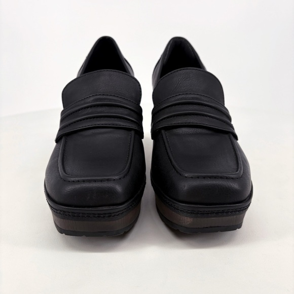 KORKS | Penny Chunky Platform Loafer Pumps in Black | Sz 8 - Picture 5 of 15